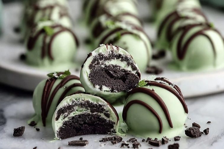 Mint Oreo Truffles