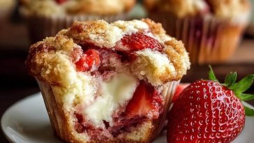 Strawberry Cream Cheese Muffins