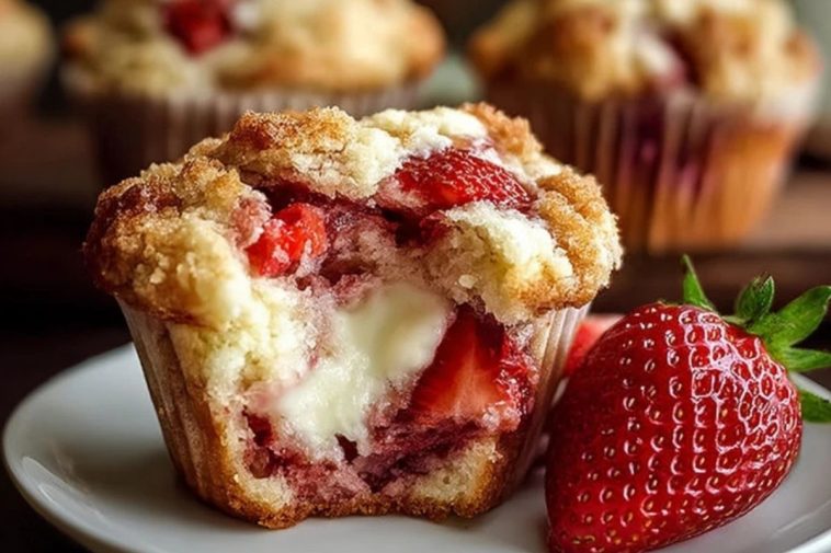 Strawberry Cream Cheese Muffins