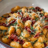 Ultimate Creamy Sun-Dried Tomato Gnocchi