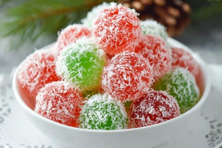 Christmas Jello Balls