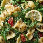 Quick Lemon Arugula Pasta Salad