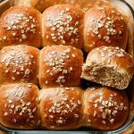 Rustic Oatmeal Molasses Dinner Rolls
