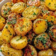 Crispy Oven Roasted Baby Potatoes