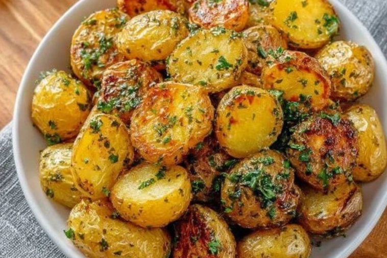 Crispy Oven Roasted Baby Potatoes