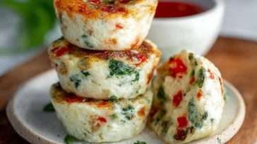 High Protein Egg White Bites With Cottage Cheese