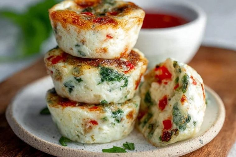 High Protein Egg White Bites With Cottage Cheese