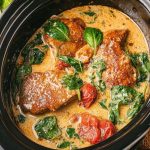 Slow Cooker Tuscan Chicken