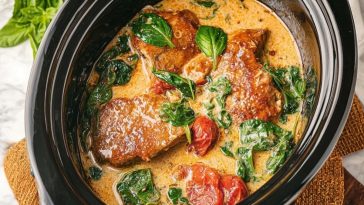 Slow Cooker Tuscan Chicken
