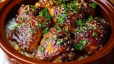 Homemade Crock Pot Honey Garlic Chicken