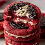 Homemade Red Velvet Oreo Cookies