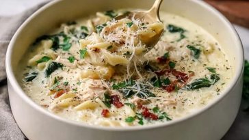 Italian White Lasagna Soup