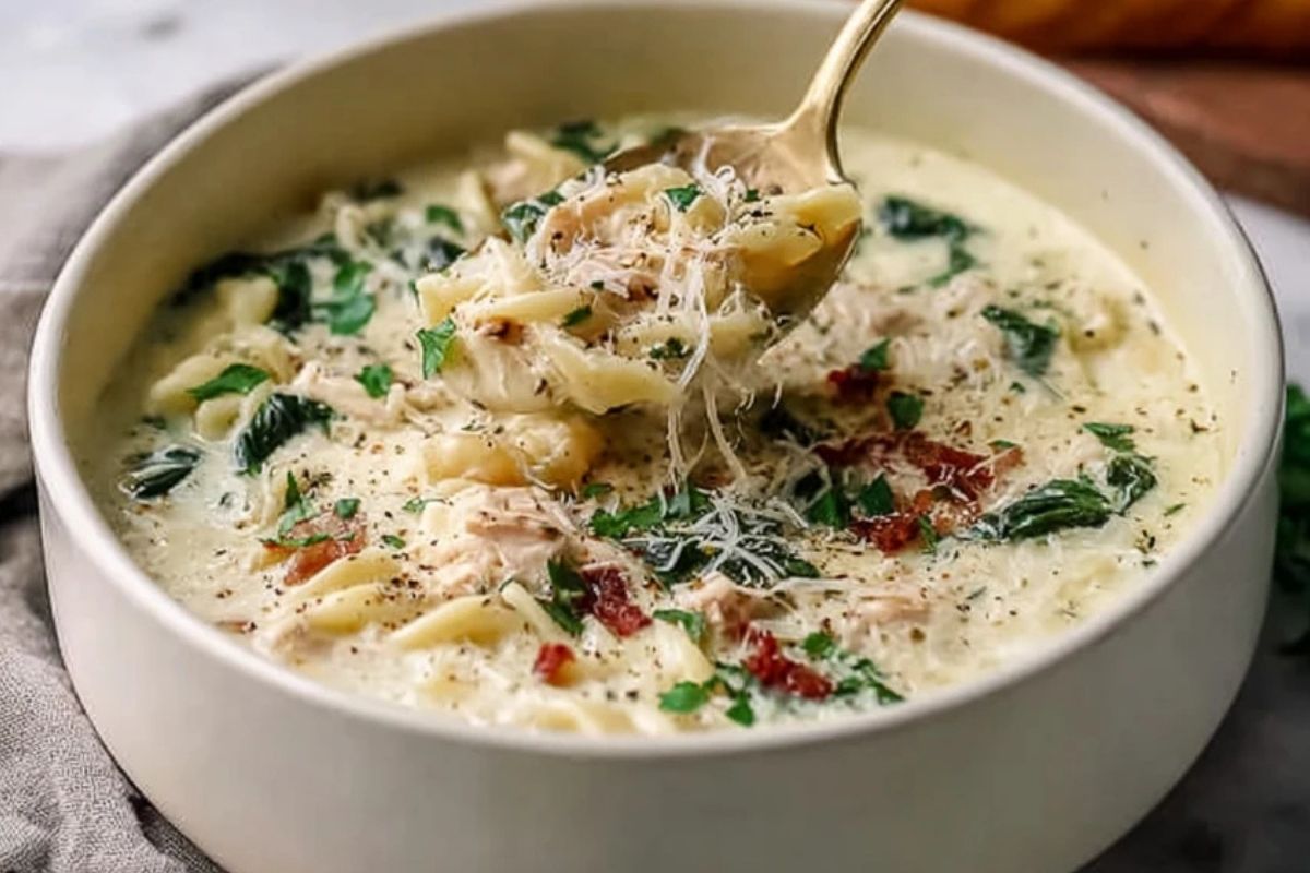 Italian White Lasagna Soup