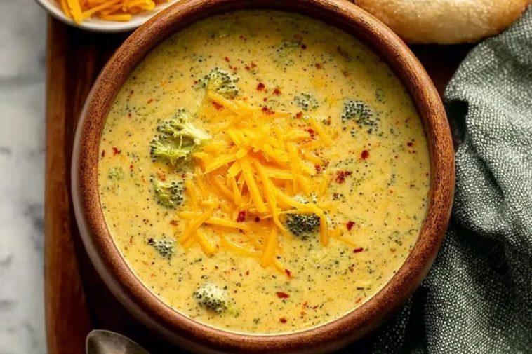 Classic Instant Pot Broccoli Cheddar Soup