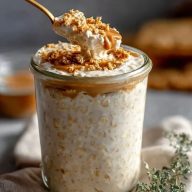 Quick Biscoff Overnight Oats