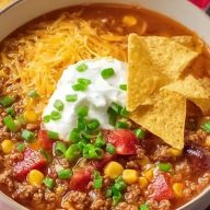 Best Crockpot Ground Beef Taco Soup