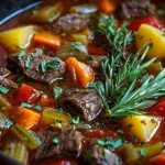 Braised Vegetable Beef Soup