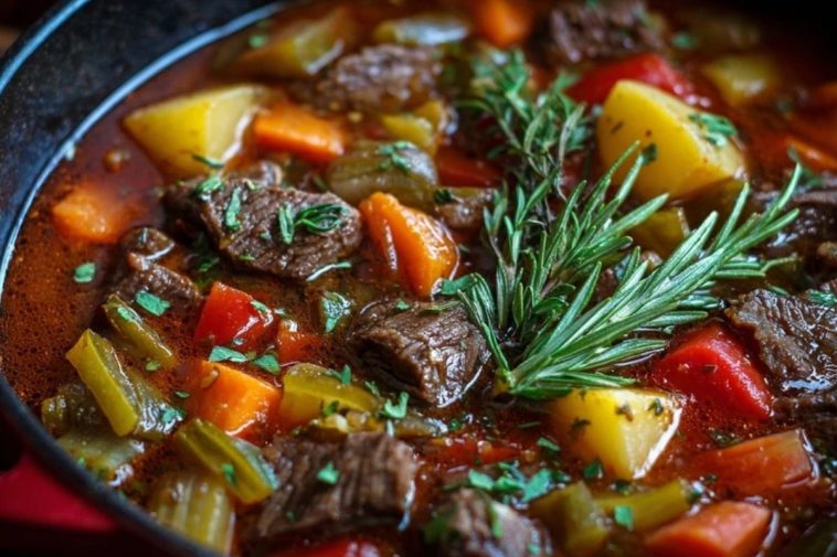 Braised Vegetable Beef Soup