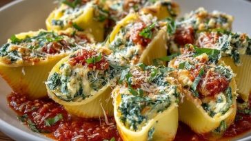 Festive Christmas Stuffed Pasta