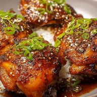 Delicious Bone In Teriyaki Chicken Thighs