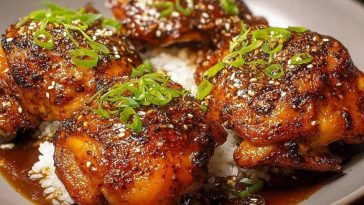 Delicious Bone In Teriyaki Chicken Thighs
