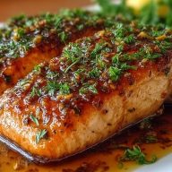 Maple Glazed Baked Salmon