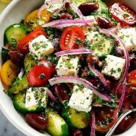 Authentic Mediterranean Greek Salad