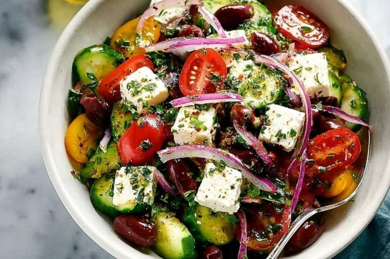 Authentic Mediterranean Greek Salad