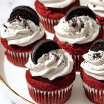 Soft And Rich Red Velvet Oreo Cupcakes