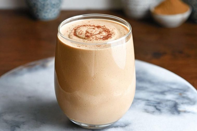 Banana Protein Coffee Smoothie For Fat Loss Focus
