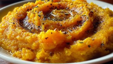 Roasted Garlic Mashed Butternut Squash