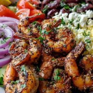 Greek Shrimp Mediterranean Bowl