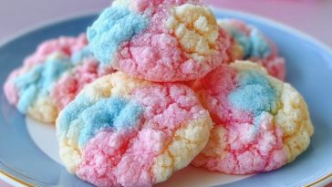 Cotton Candy Cookies