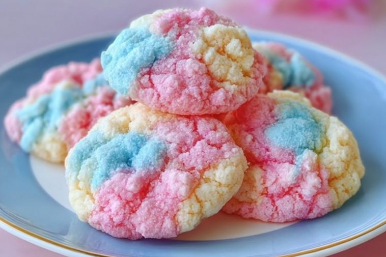 Cotton Candy Cookies