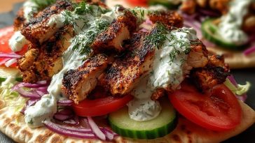 Flavor-Packed Chicken Pitas