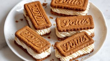 Biscoff Ice Cream Sandwiches