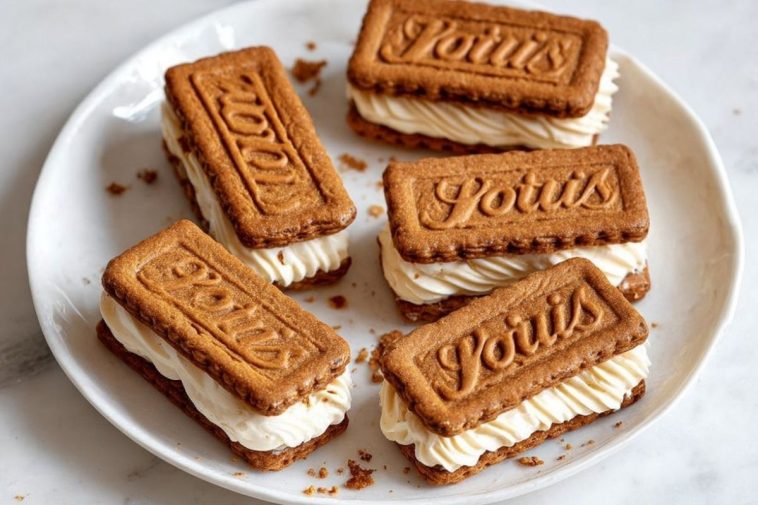 Biscoff Ice Cream Sandwiches