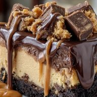 Chocolate Peanut Butter Cheesecake