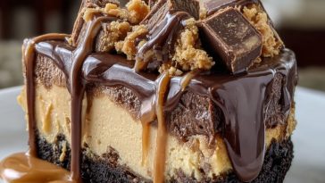 Chocolate Peanut Butter Cheesecake