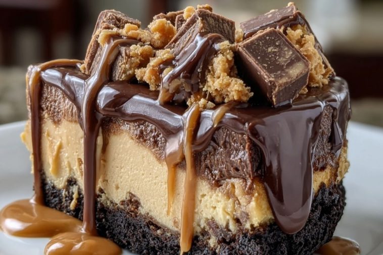 Chocolate Peanut Butter Cheesecake