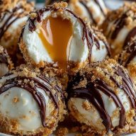 Salted Caramel Pretzel Cheesecake Balls