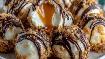 Salted Caramel Pretzel Cheesecake Balls