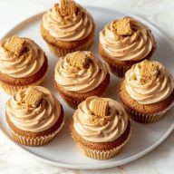 Biscoff Cookie Butter Cupcakes