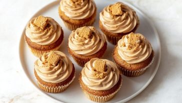 Biscoff Cookie Butter Cupcakes