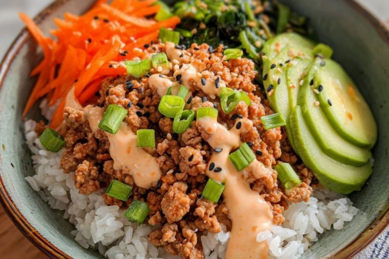 Ground Turkey Rice Bowls