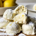 Sweet and Creamy Lemon Bar Truffles