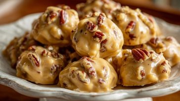 Easy Vanilla Pecan Pralines