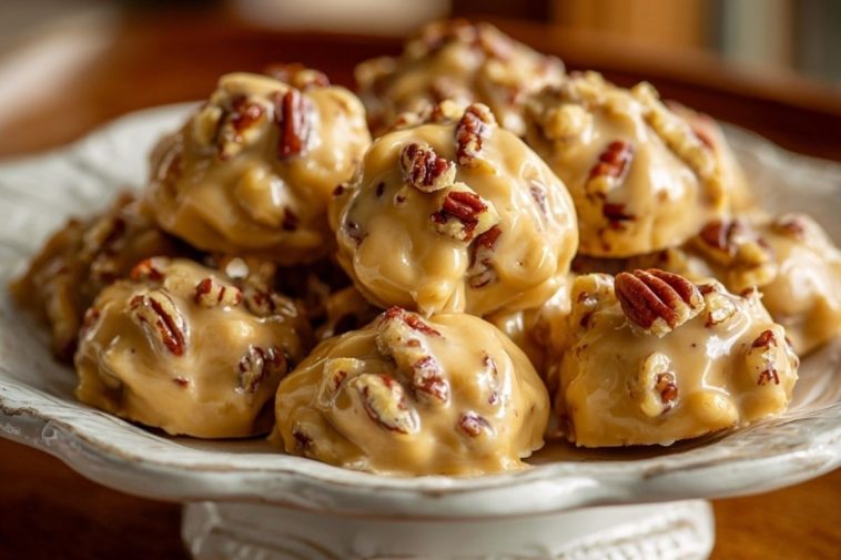 Easy Vanilla Pecan Pralines
