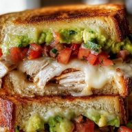 Loaded Chicken Avocado Sandwich