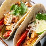 Sheet Pan Chicken Fajitas with Cilantro and Lime